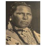 DR - T.J. Hileman Chief Heavy Breast Glacier National Park Portrait Photograph 1927 DR - T.J. Hileman Chief Heavy Breast Glacier National Park Portrait Photograph 1927