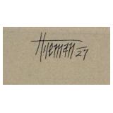 DR - T.J. Hileman Chief Heavy Breast Glacier National Park Portrait Photograph 1927 DR - T.J. Hileman Chief Heavy Breast Glacier National Park Portrait Photograph 1927