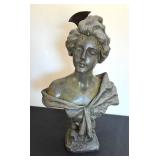 DR - Emmanuel Villanis Carmela Art Nouveau Bust DR - Emmanuel Villanis Carmela Art Nouveau Bust