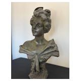 DR - Emmanuel Villanis Carmela Art Nouveau Bust DR - Emmanuel Villanis Carmela Art Nouveau Bust