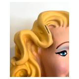 BR - Jantzen Vintage 3-Foot Countertop Pin-Up Mannequin - Pink Dress, Blonde Hair BR - Jantzen Vintage 3-Foot Countertop Pin-Up Mannequin - Pink Dress, Blonde Hair