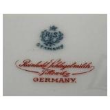 DR - R.S. Prussia Plate - Art Deco Porcelain,Germany DR - R.S. Prussia Plate - Art Deco Porcelain,Germany