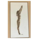 BR - Jim Striby Original Nude Watercolor Painting BR - Jim Striby Original Nude Watercolor Painting