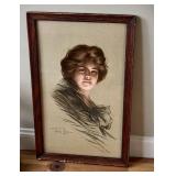 DR - Philp Boileau Portrait - Vintage Framed Artwork DR - Philp Boileau Portrait - Vintage Framed Artwork