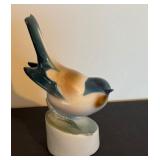 DR - Vintage Porcelain Bird Figurine - Hungary Mark DR - Vintage Porcelain Bird Figurine - Hungary Mark