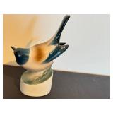 DR - Vintage Porcelain Bird Figurine - Hungary Mark DR - Vintage Porcelain Bird Figurine - Hungary Mark
