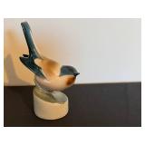 DR - Vintage Porcelain Bird Figurine - Hungary Mark DR - Vintage Porcelain Bird Figurine - Hungary Mark