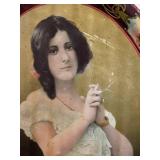 DR - Julia Marlowe Tin Lithograph Tray - Antique Advertising / Vintage Art Nouveau Julia Marlowe Tin Lithograph Tray DR - Julia Marlowe Tin Lithograph Tray - Antique Advertising / Vintage Art Nouveau Julia Marlowe Tin Lithograph Tray