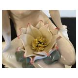 DR - Antique Karls Ens Porcelain Figurine Woman with Water Lily DR - Antique Karls Ens Porcelain Figurine Woman with Water Lily