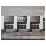 USKO Union Supply Co. Gas Station Vintage Photograph - Framed USKO Union Supply Co. Gas Station Vintage Photograph - Framed