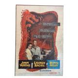 DR - Blood Alley Movie Poster - John Wayne & Lauren Bacall #55/405 DR - Blood Alley Movie Poster - John Wayne & Lauren Bacall #55/405