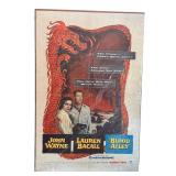 DR - Blood Alley Movie Poster - John Wayne & Lauren Bacall #55/405 DR - Blood Alley Movie Poster - John Wayne & Lauren Bacall #55/405
