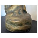 BR - Vintage Ceramic Sculpture- Female Figure on Rock BR - Vintage Ceramic Sculpture- Female Figure on Rock