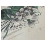 LR - S. Frantz Signed Vintage Framed Portrait LR - S. Frantz Signed Vintage Framed Portrait