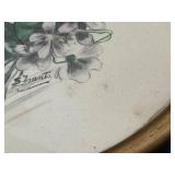 LR - S. Frantz Signed Vintage Framed Portrait LR - S. Frantz Signed Vintage Framed Portrait