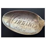 DR - Sterling Virginia Souvenir Spoon 5 Inches Long DR - Sterling Virginia Souvenir Spoon 5 Inches Long