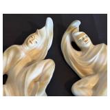 BR - Pair of Vintage Coventry Ware Ceramic Wall Hangings BR - Pair of Vintage Coventry Ware Ceramic Wall Hangings