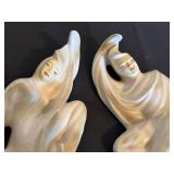 BR - Pair of Vintage Coventry Ware Ceramic Wall Hangings BR - Pair of Vintage Coventry Ware Ceramic Wall Hangings