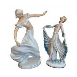 DR - Schaubach Kunst Germany Art Deco Porcelain Dancers (Lot of 2) DR - Schaubach Kunst Germany Art Deco Porcelain Dancers (Lot of 2)