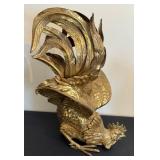 BR - Pair of Vintage Mid Century Brass Italian Fighting Roosters BR - Pair of Vintage Mid Century Brass Italian Fighting Roosters