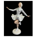 DR - Vintage Heinz Schaubach Sonja Henie Norway Ice Skater Porcelain Figurine DR - Vintage Heinz Schaubach Sonja Henie Norway Ice Skater Porcelain Figurine
