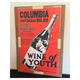 Vintage Wine of Youth WC 1924 King Vidor Advertising Poster Vintage Wine of Youth WC 1924 King Vidor Advertising Poster