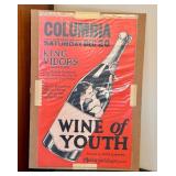 Vintage Wine of Youth WC 1924 King Vidor Advertising Poster Vintage Wine of Youth WC 1924 King Vidor Advertising Poster