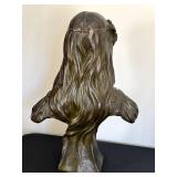 DR - Emmanuel Villanis Iris Bust - Vintage French Art Nouveau Ceramic DR - Emmanuel Villanis Iris Bust - Vintage French Art Nouveau Ceramic