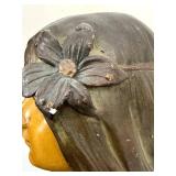DR - Emmanuel Villanis Iris Bust - Vintage French Art Nouveau Ceramic DR - Emmanuel Villanis Iris Bust - Vintage French Art Nouveau Ceramic