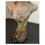 DR - JWA 11060 Art Nouveau Ceramic Bust - Antique Portrait, 14 in H, Early 20th Century DR - JWA 11060 Art Nouveau Ceramic Bust - Antique Portrait, 14 in H, Early 20th Century