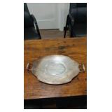 1938 silver plated hinsdale horse show platter award