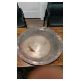 1957 large silver plated oldham county fair platter