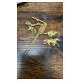 horse racing/greyhound racing watch fob