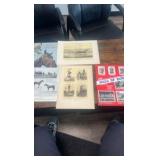 vintage horse racing collectible lot