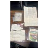 antique horse racing collectible lot