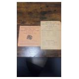 1925 Lincoln county fair horse racing race cards