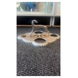 antique greyhound dog themed smoking stand