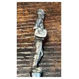 c1958 Tiffany and company sterling silver jockey themed letter opener