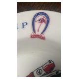 cap and whip Waterford park ashtray