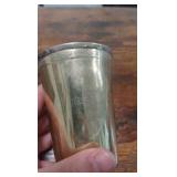 set of ashland derby party 1984 gold plated souvenir cups