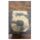 late 1800s early 1900s leather jockey identification number arm band