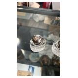 1920s jockey themed ink wells