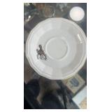 horse racing themed tea cup and saucer