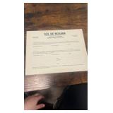 vintage Costa Rican horse racing memorabilia lot