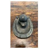 2 antique horse racing inkwells