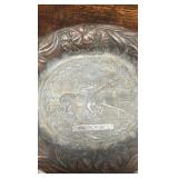 vintage almar metal arts company ashtray