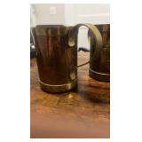 retama  polo center copper and brass mugs