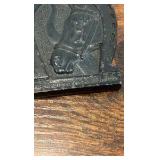 vintage horse related paper weight and pen holder