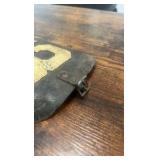 late 1800s early 1900s leather jockey identification arm band