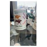 horse racing themed ceramics lot